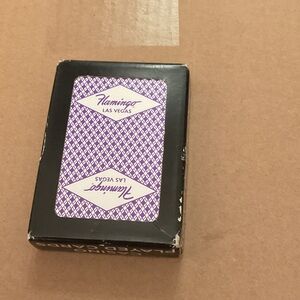 Flamingo Las Vegas casino played cut playing  cards ♥️